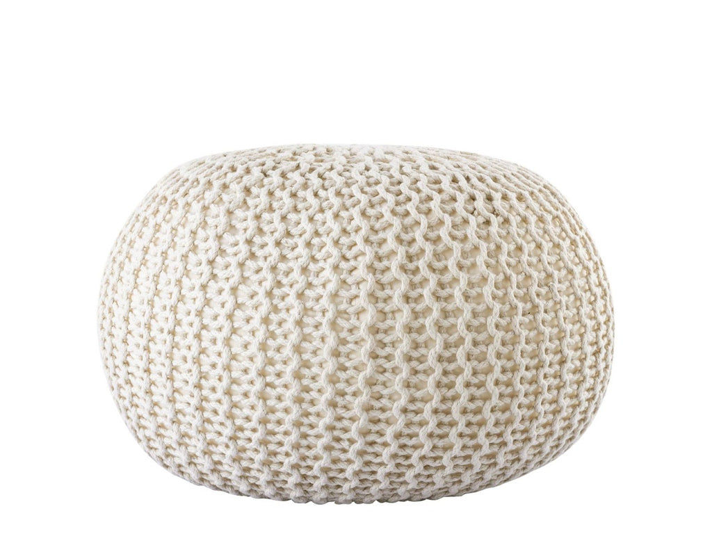 Puf/strikpuf premium Ø45cm 100% vandtæt beige