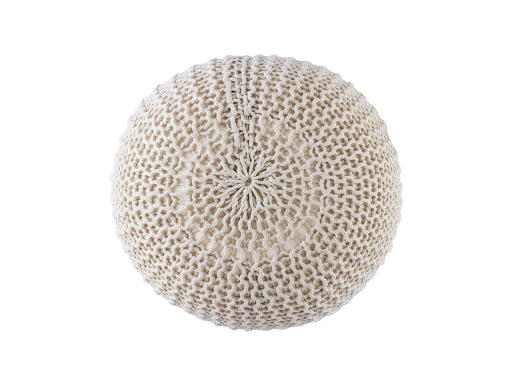 Puf/strikpuf premium Ø45cm 100% vandtæt beige