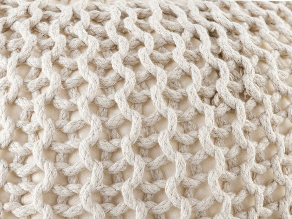 Puf/strikpuf premium Ø45cm 100% vandtæt beige