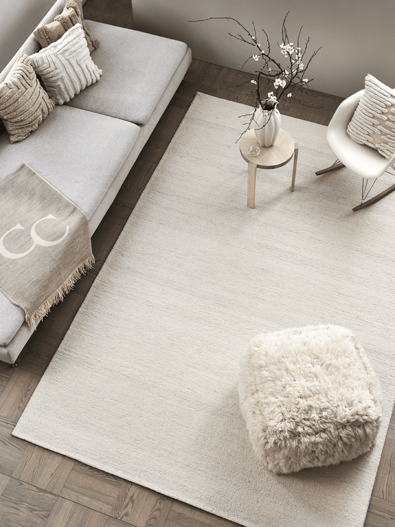 Boucle 250x350 Elfenben - Nordic Unique