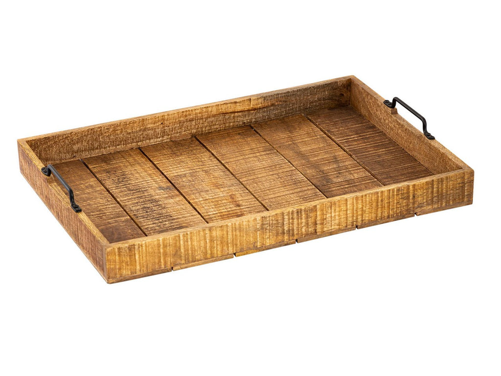 Serveringsbakke i træ XXL 57x39cm af Mangotræ