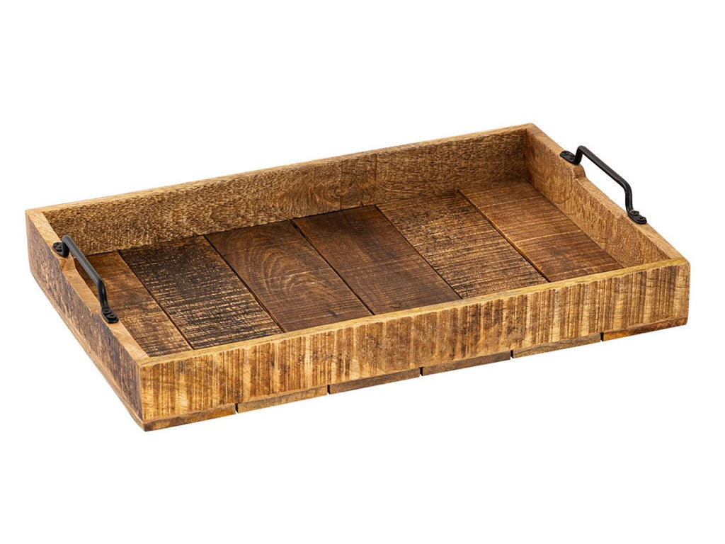 Serveringsbakke i træ XXL 57x39cm af Mangotræ