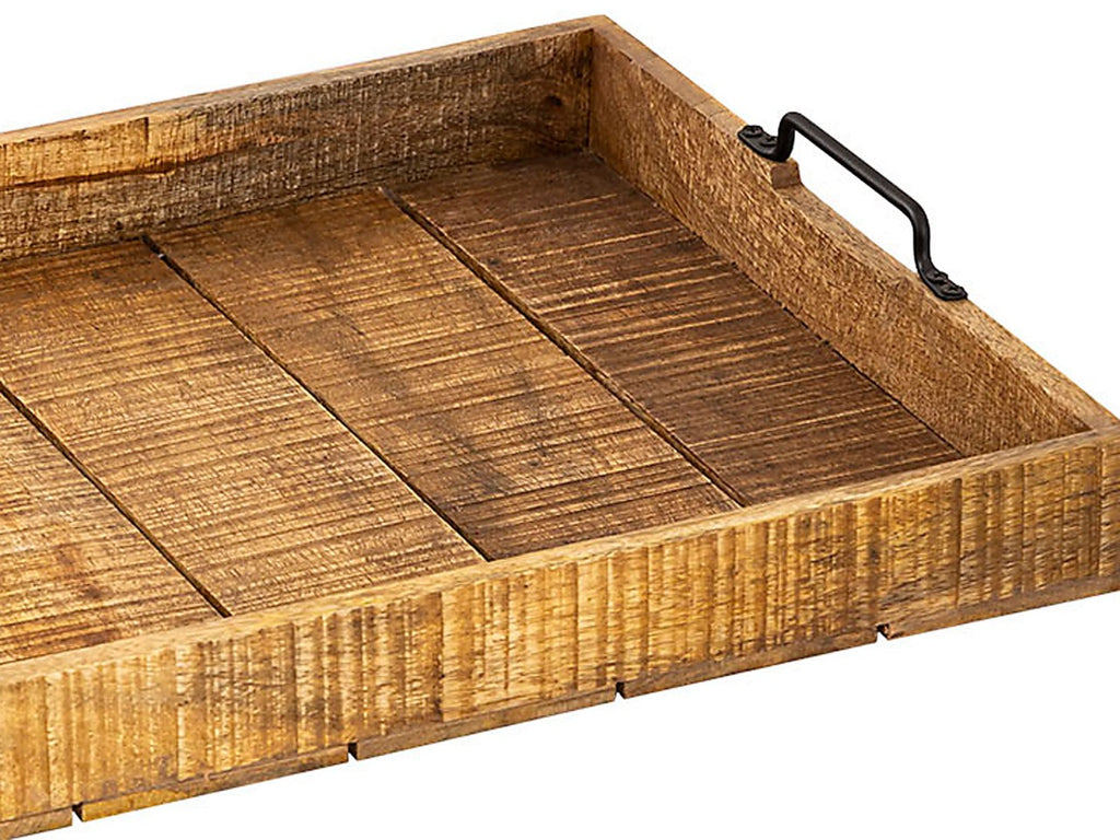 Serveringsbakke i træ XXL 57x39cm af Mangotræ