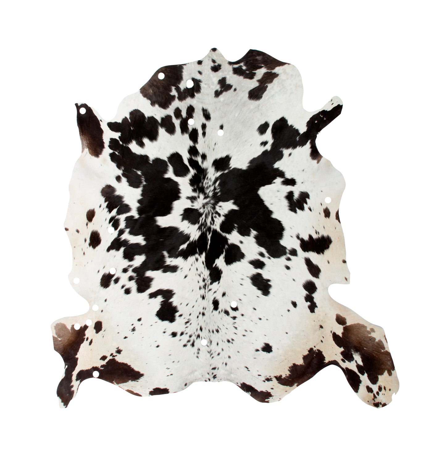 Læder Tæppe Glam 200 – Sort / Hvid - Nordic Unique