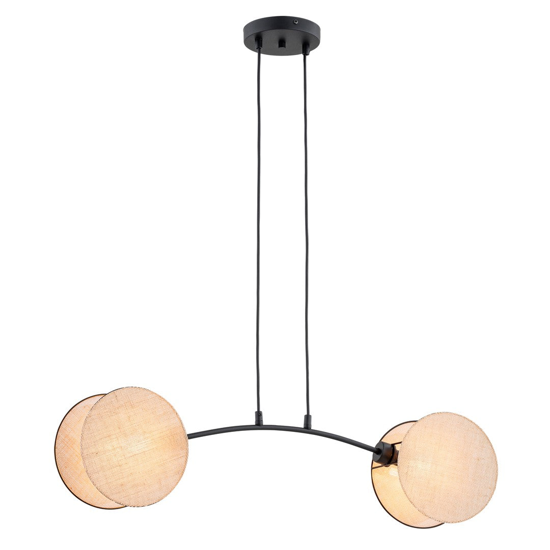 Loftlampe MOTIF 2 - Sort / Beige - Nordic Unique