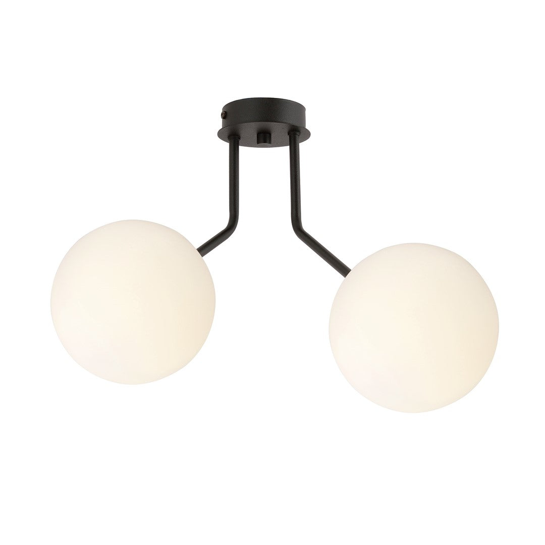 Loftlampe NOVA 2 - Sort / Hvid - Nordic Unique