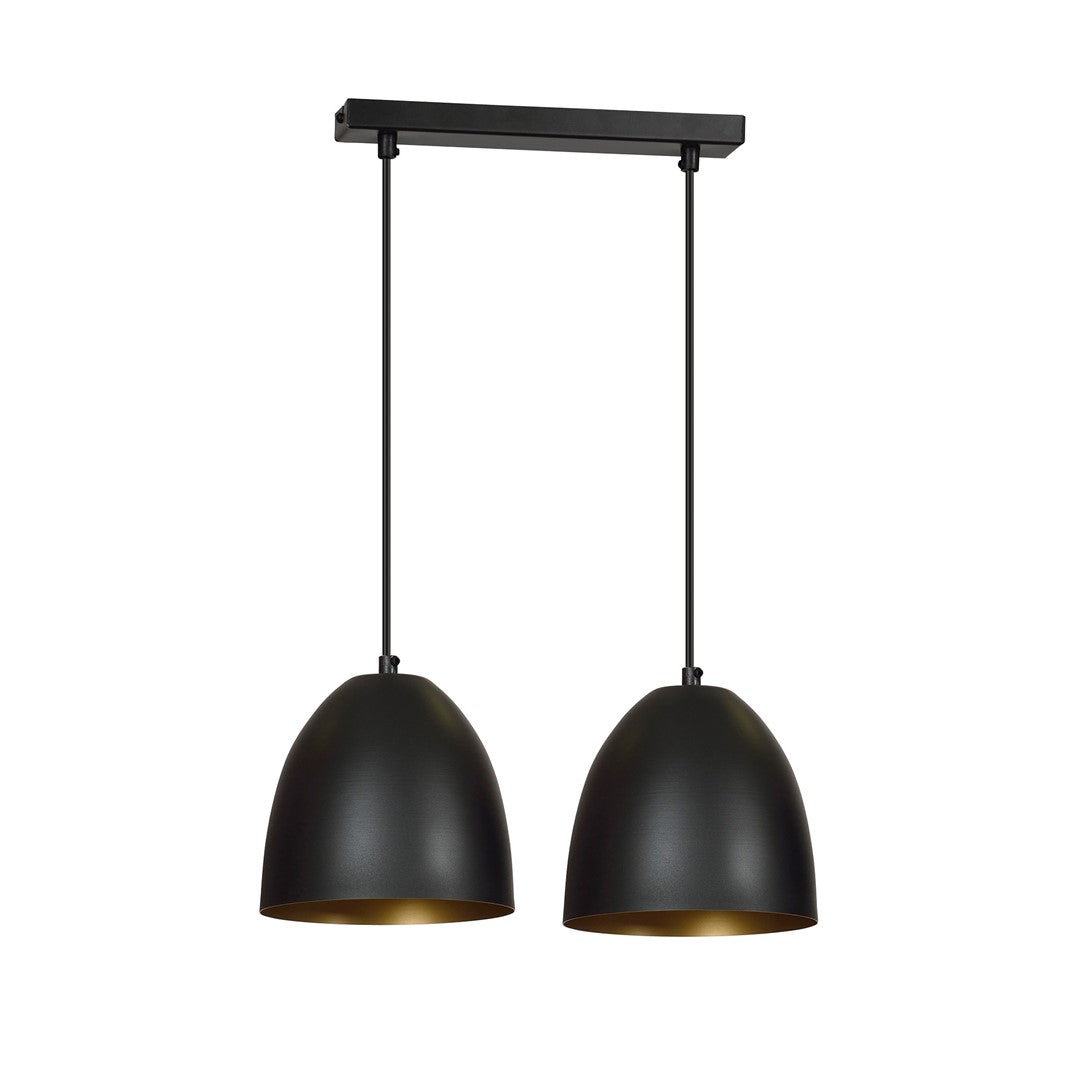 Loftlampe LENOX 2 - Sort / Guld - Nordic Unique