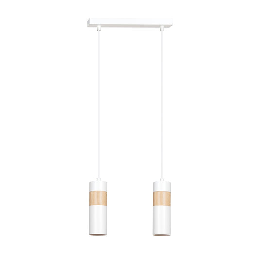 Loftlampe AKARI 2 - Hvid / Træ - Nordic Unique