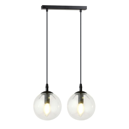 Loftlampe COSMO 2 Gennemsigtig - Sort - Nordic Unique