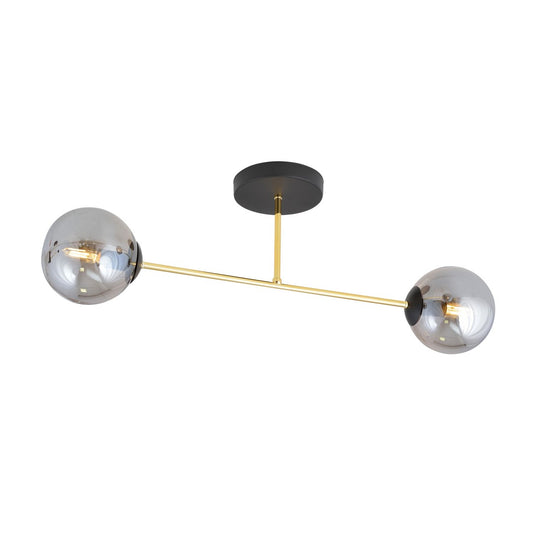 Loftlampe MAGNUM 2 - Sort / Grafit / Guld - Nordic Unique