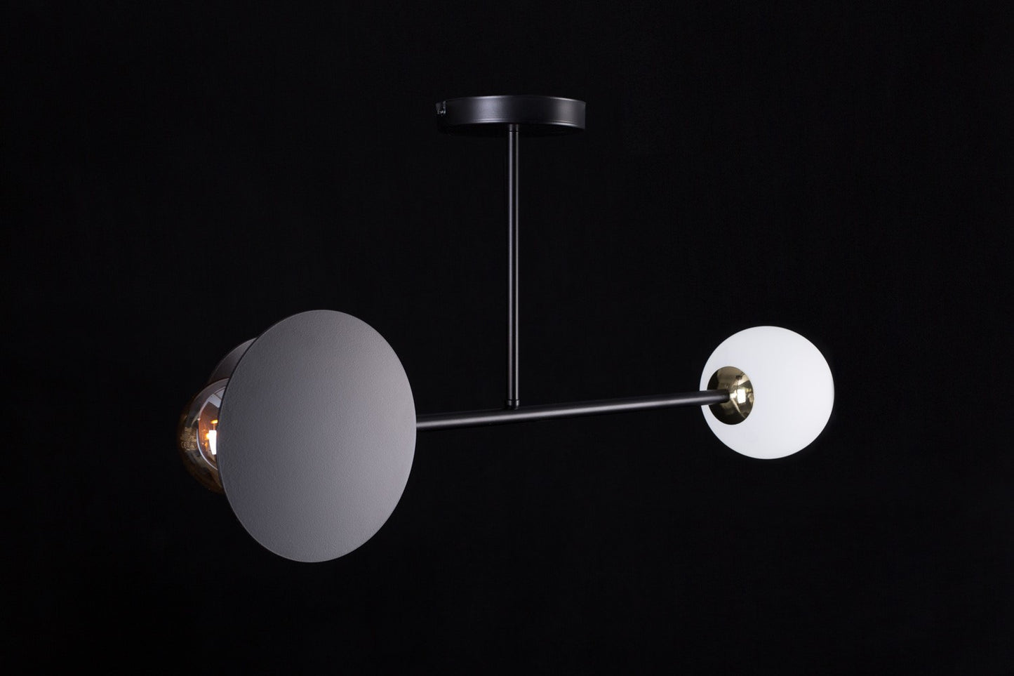 Loftlampe MINERVA 2 - Sort - Nordic Unique