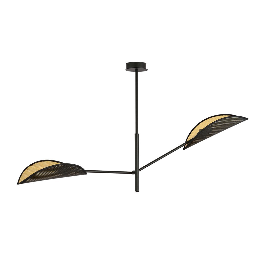 Loftlampe VENE 2 - Sort / Guld - Nordic Unique