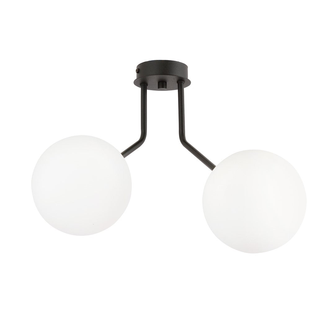 Loftlampe NOVA 2 - Sort / Hvid - Nordic Unique