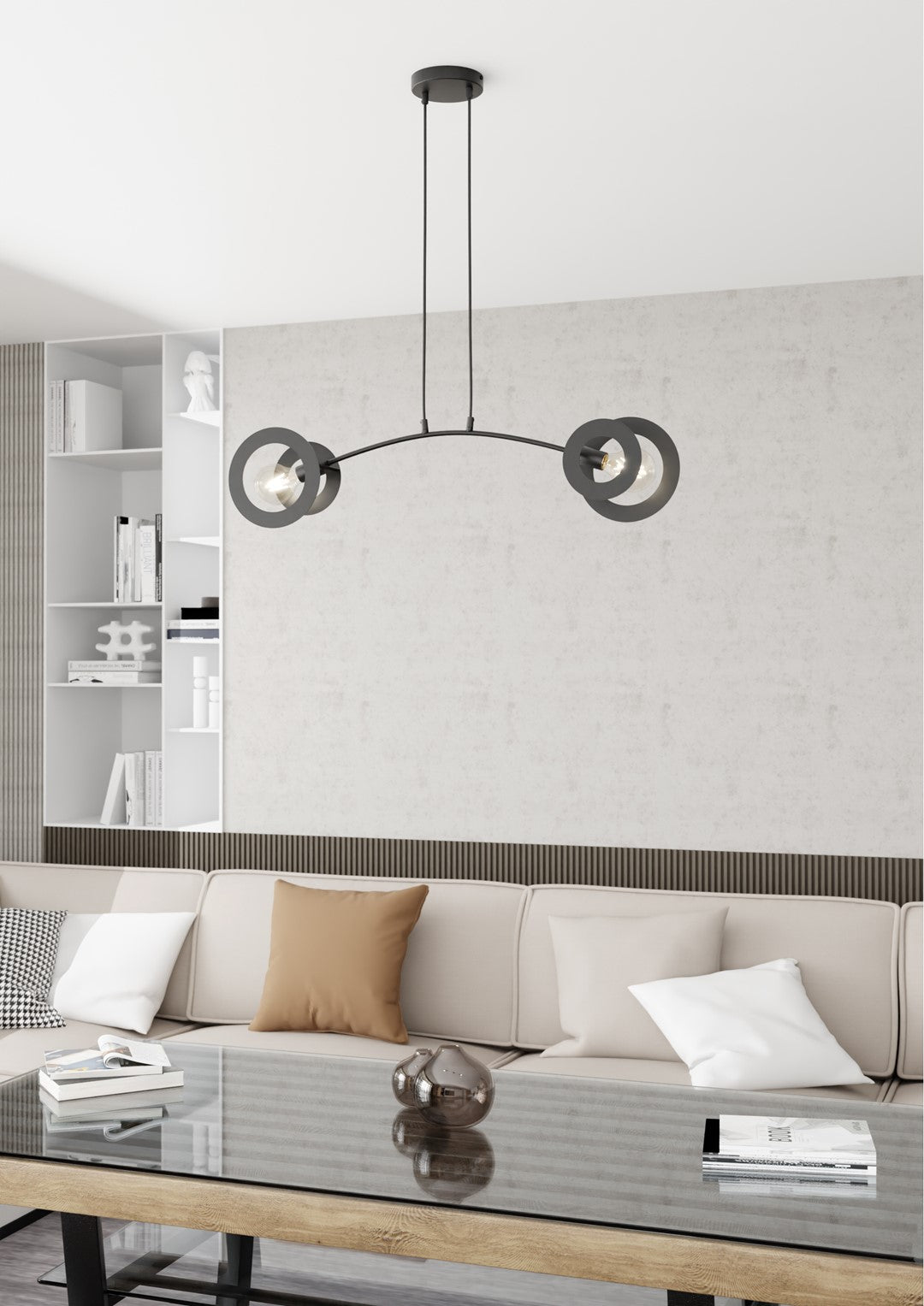 Loftlampe EUFORIA 2 - Sort - Nordic Unique