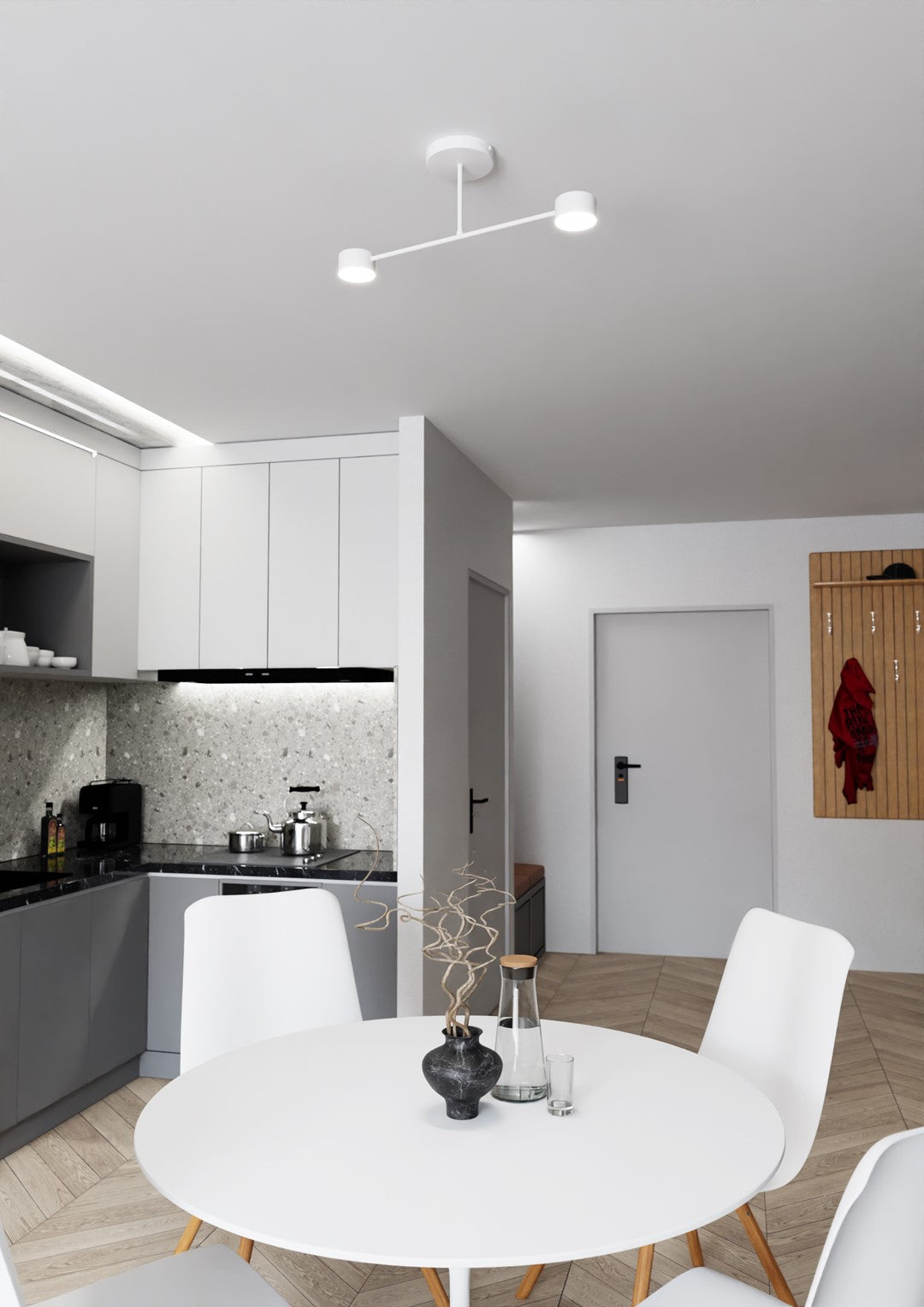 Loftlampe HALO 2 - Hvid - Nordic Unique