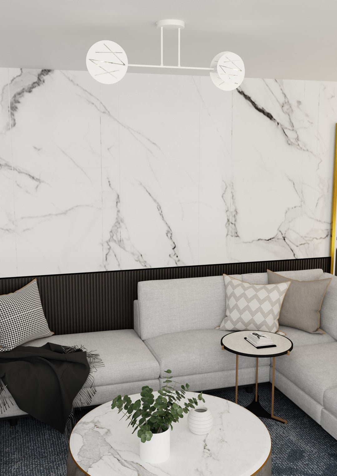 Loftlampe FRICK 2 - Hvid - Nordic Unique