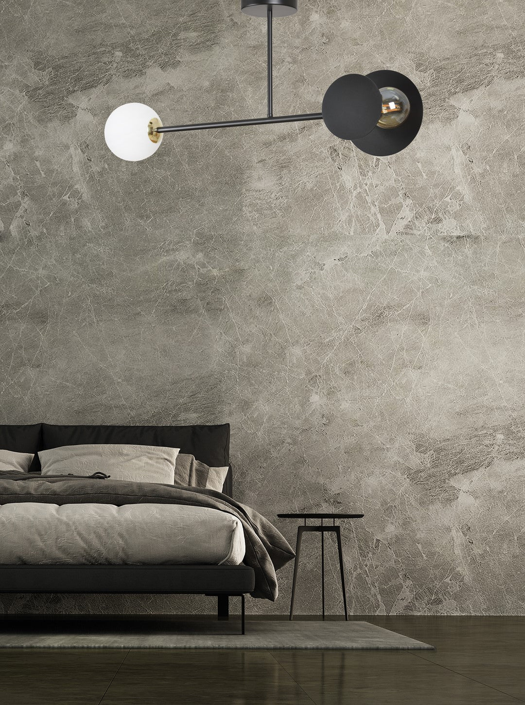 Loftlampe MINERVA 2 - Sort - Nordic Unique