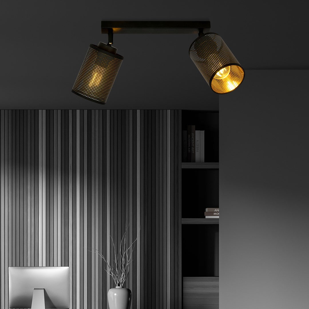 Loftlampe BRONX 2 - Sort - Nordic Unique