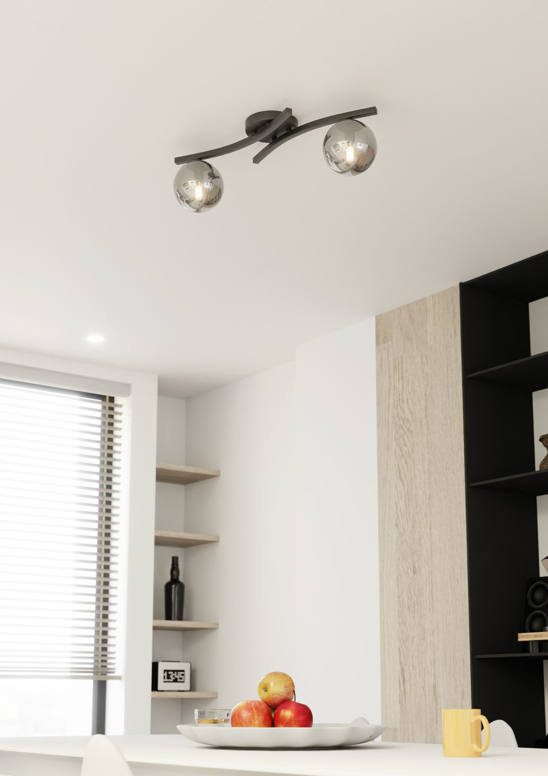 Loftlampe OPUS 2 - Sort / Grafit - Nordic Unique