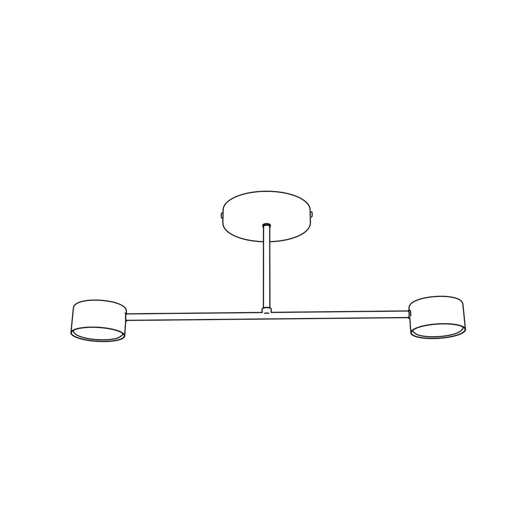 Loftlampe HALO 2 - Hvid - Nordic Unique