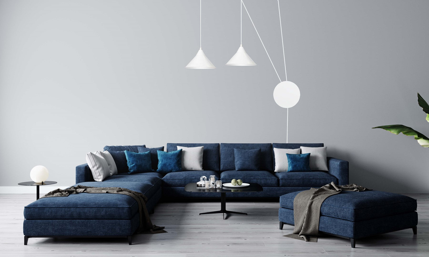 Loftlampe ABRAMO 2 - Hvid - Nordic Unique