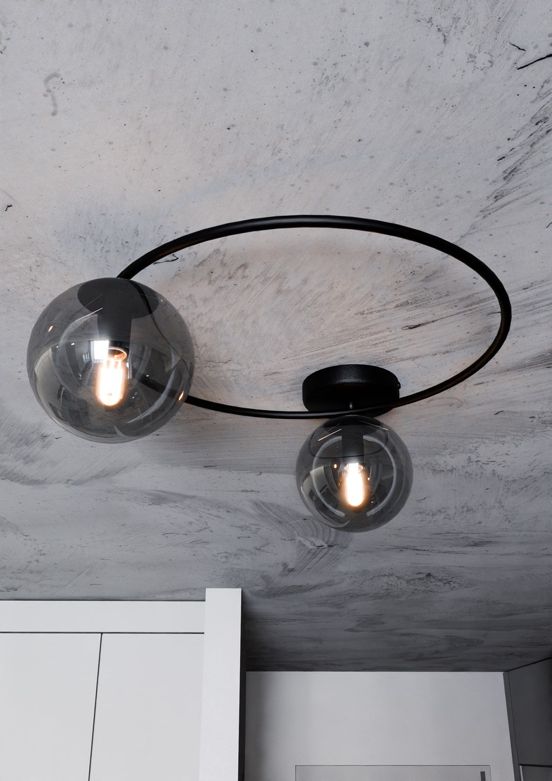 Loftlampe SOPRA 2 - Sort / Grafit - Nordic Unique
