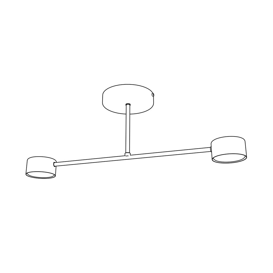 Loftlampe HALO 2 - Hvid - Nordic Unique