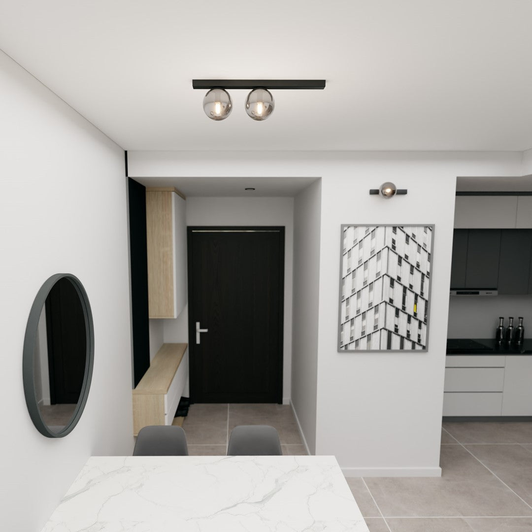 Loftlampe FIT 2 - Sort / Grafit - Nordic Unique