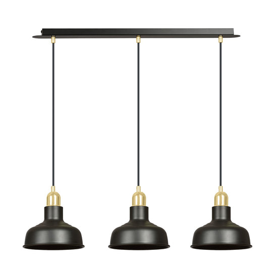 Loftlampe IBOR 3 - Sort / Guld - Nordic Unique