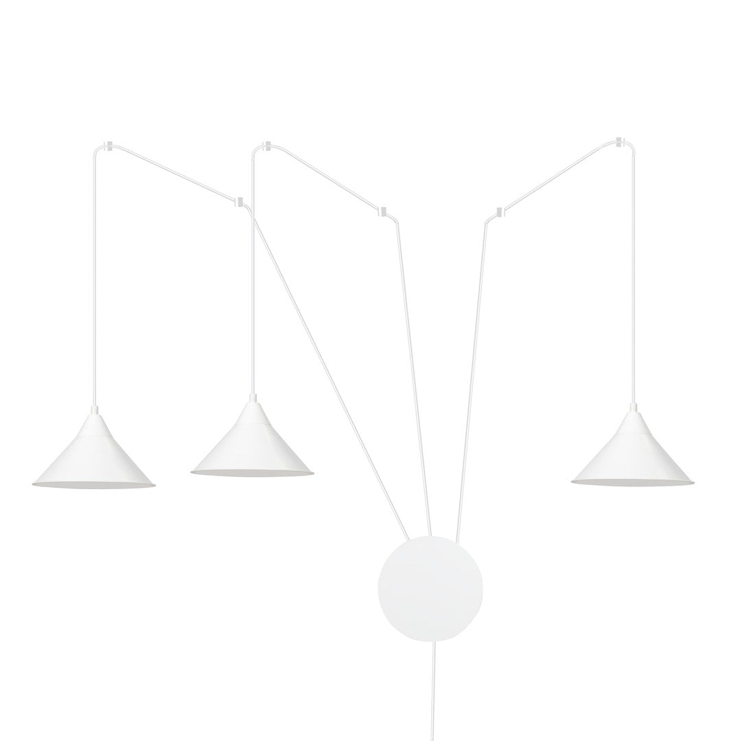Loftlampe ABRAMO 3 - Hvid - Nordic Unique