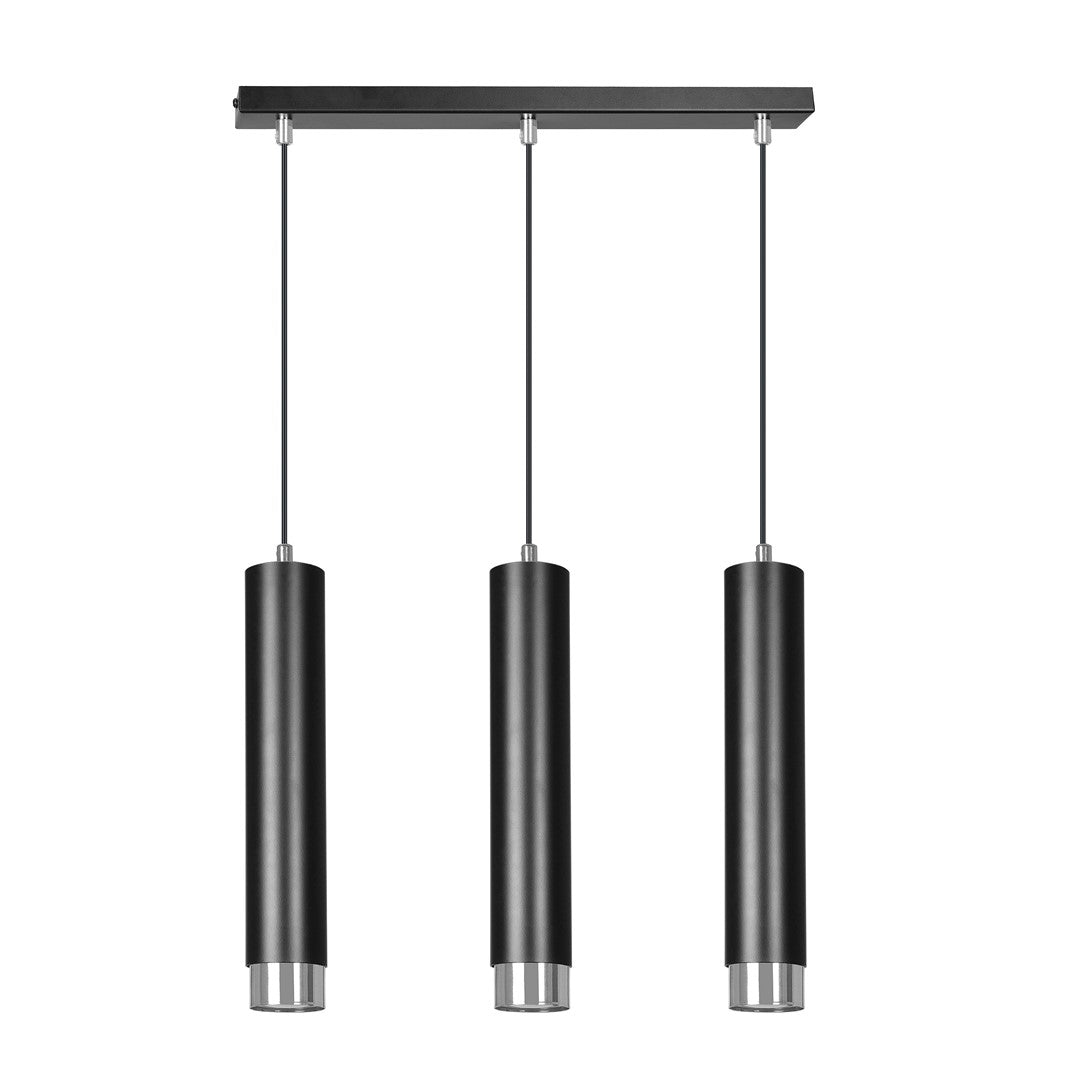 Loftlampe KIBO 3 - Sort / Krom - Nordic Unique