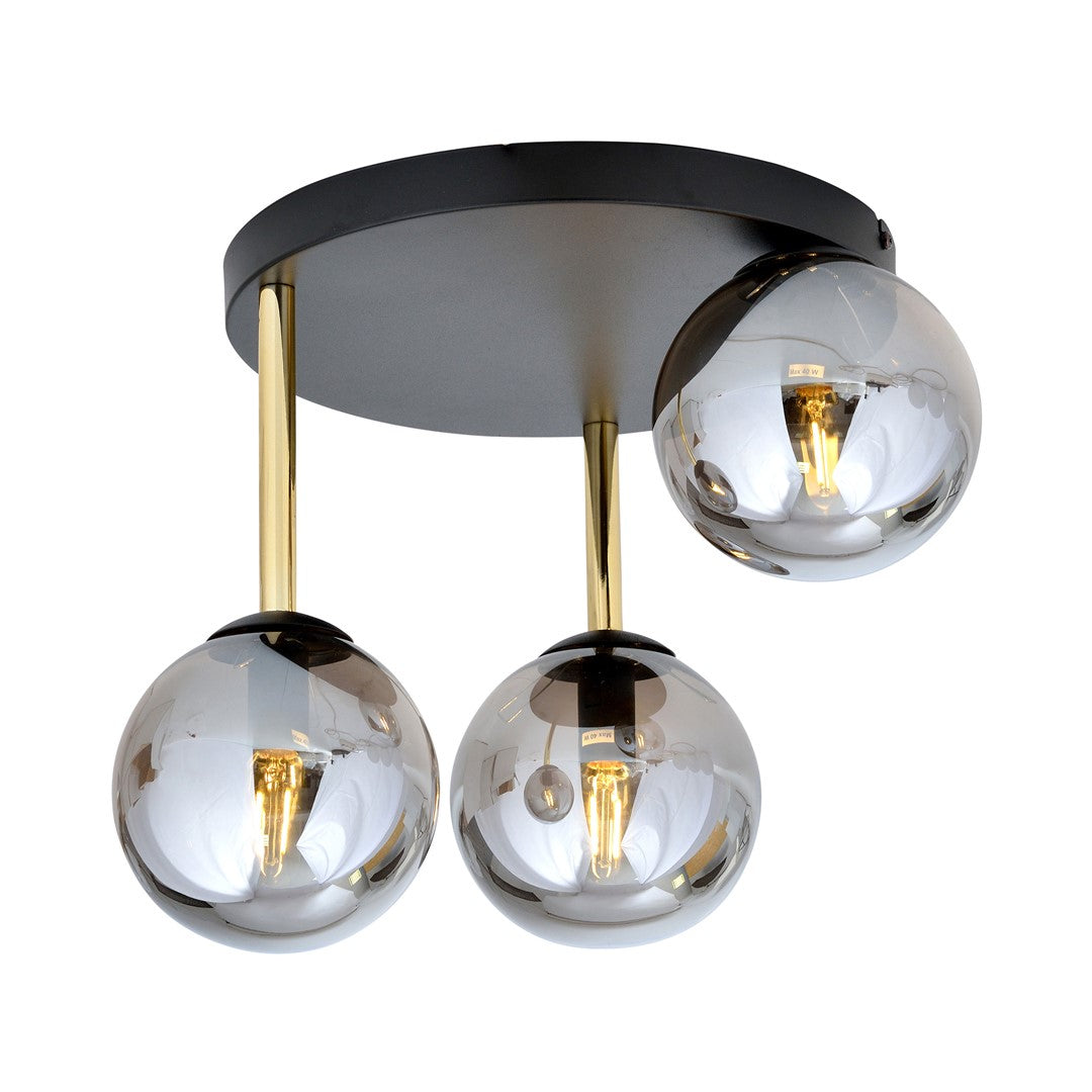 Loftlampe DOLCE 3 - Sort / Grafit - Nordic Unique
