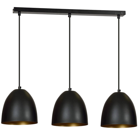 Loftlampe LENOX 3 - Sort / Guld - Nordic Unique