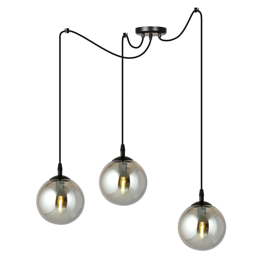 Loftlampe GIGI 3 - Sort / Grafit - Nordic Unique