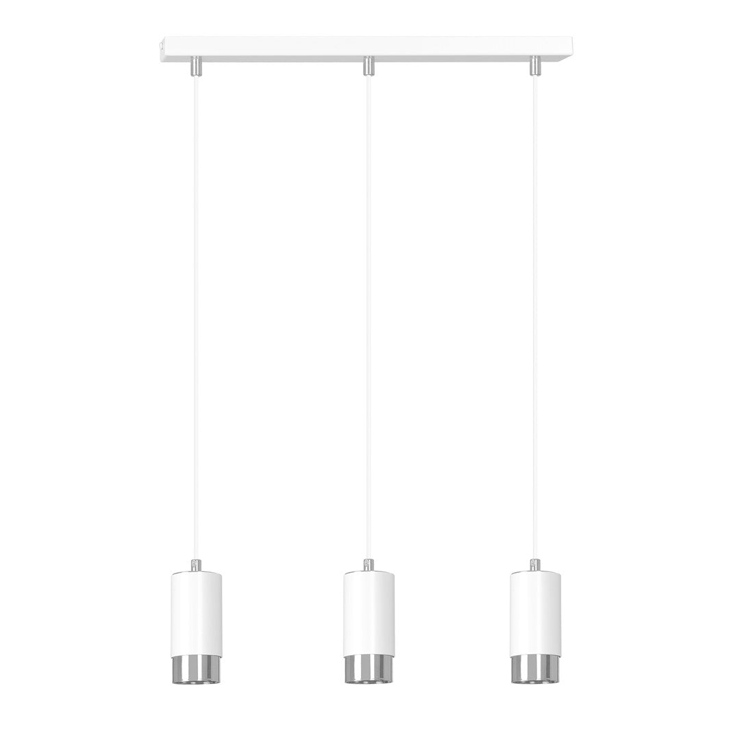 Loftlampe FUMIKO 3 - Hvid / Krom - Nordic Unique