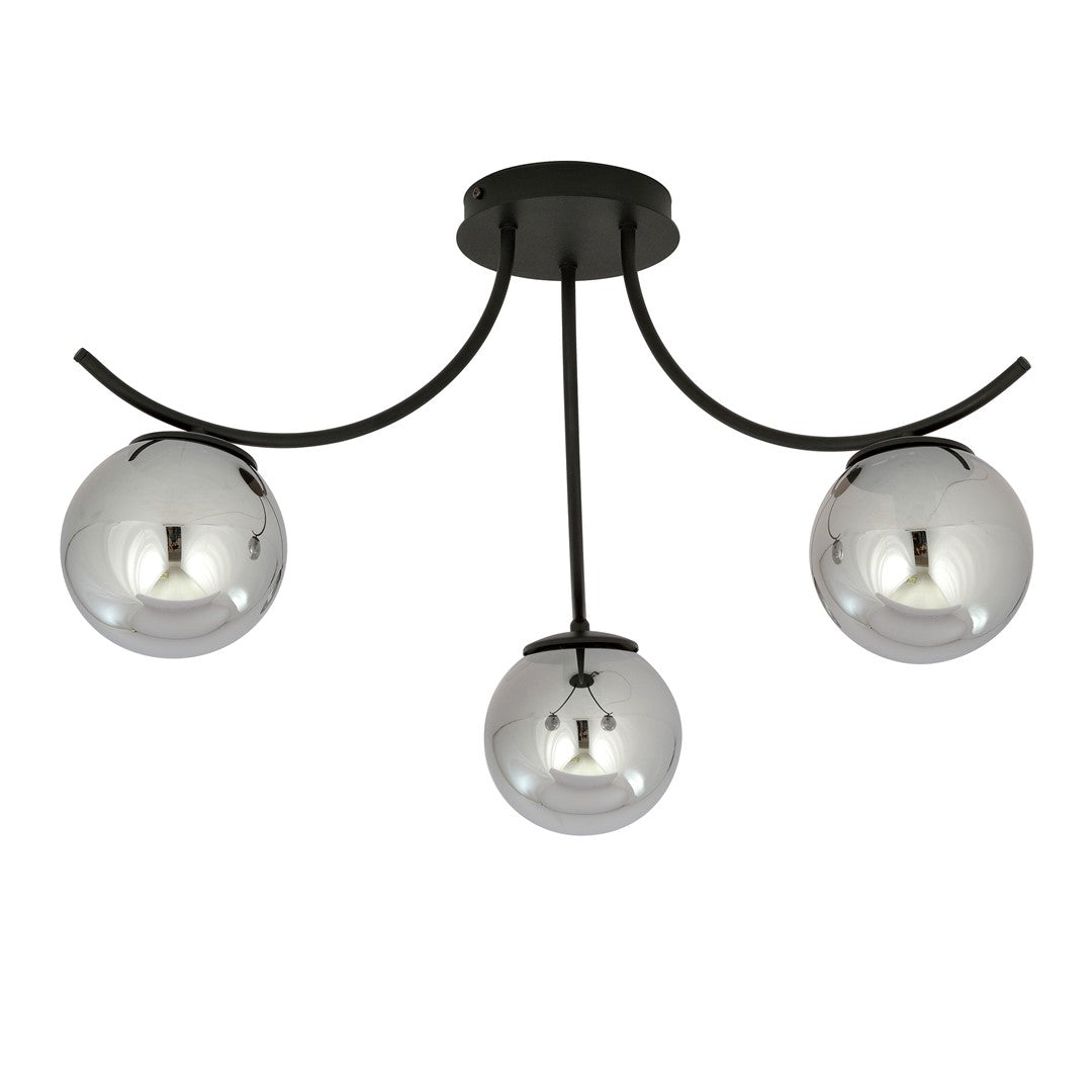 Loftlampe BOSTON 3 - Sort / Grafit - Nordic Unique