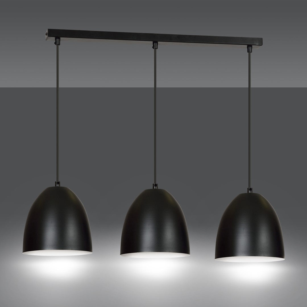 Loftlampe LENOX 3 - Sort - Nordic Unique