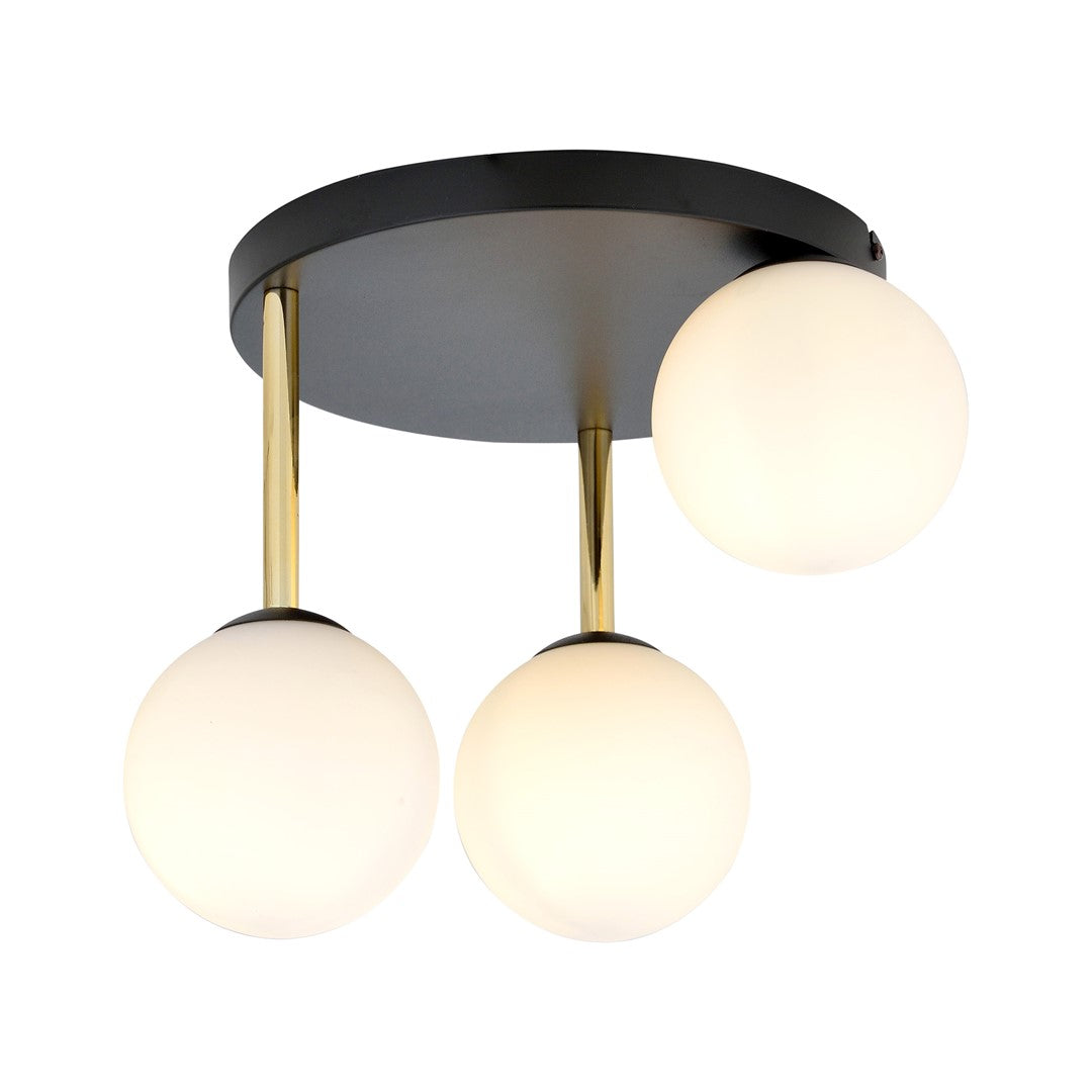Loftlampe DOLCE 3 - Sort / Hvid - Nordic Unique