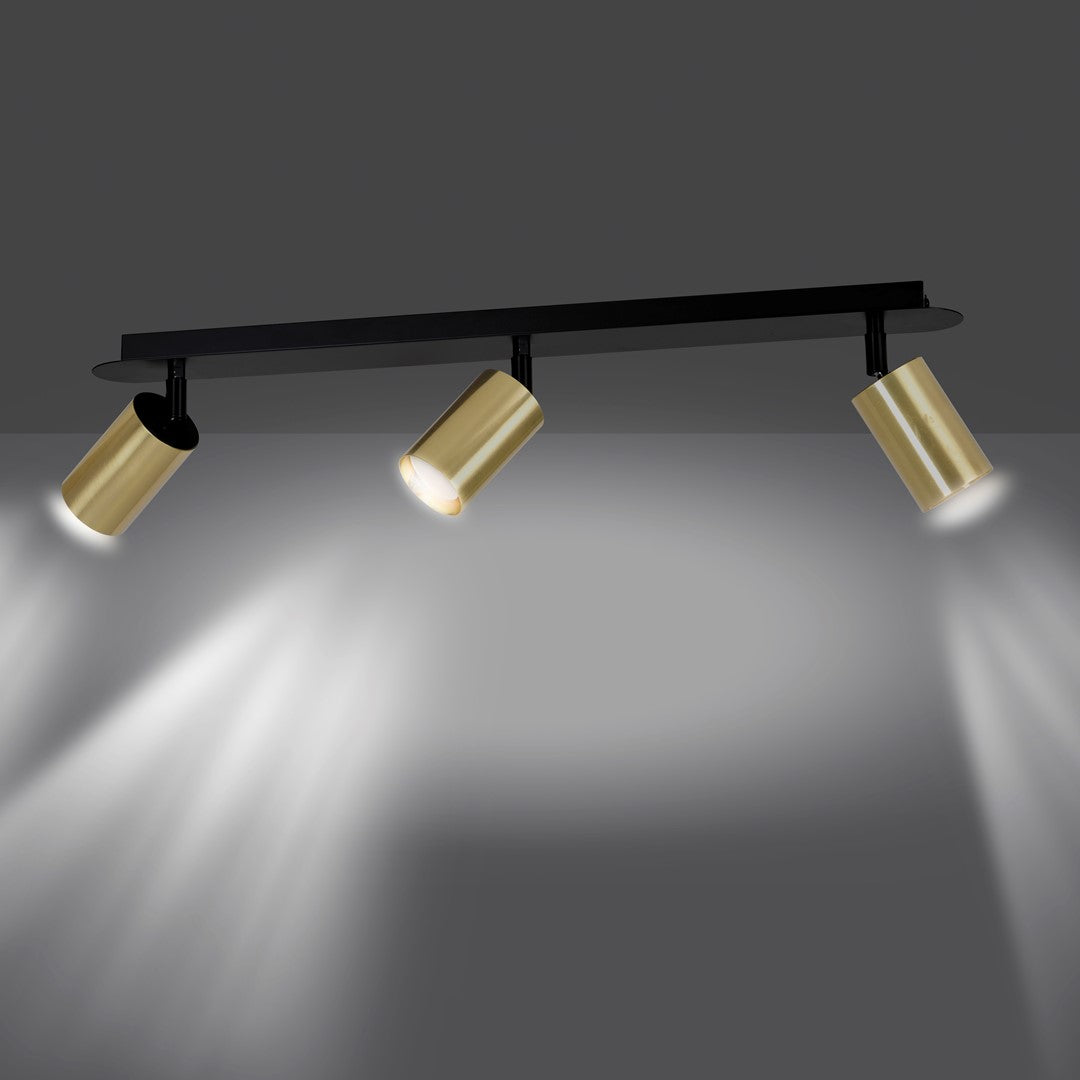 Loftlampe ZEN 3 - Sort / Guld - Nordic Unique