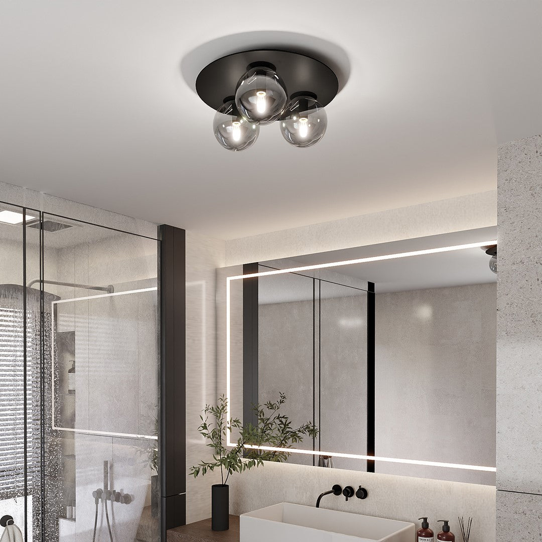 Loftlampe SOLAR 3 - Sort / Grafit - Nordic Unique