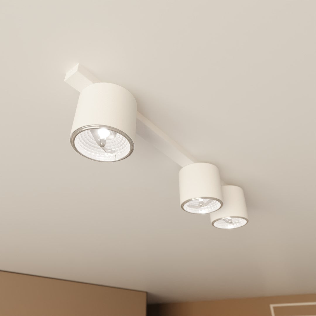 Loftlampe NANO 3 - Hvid - Nordic Unique