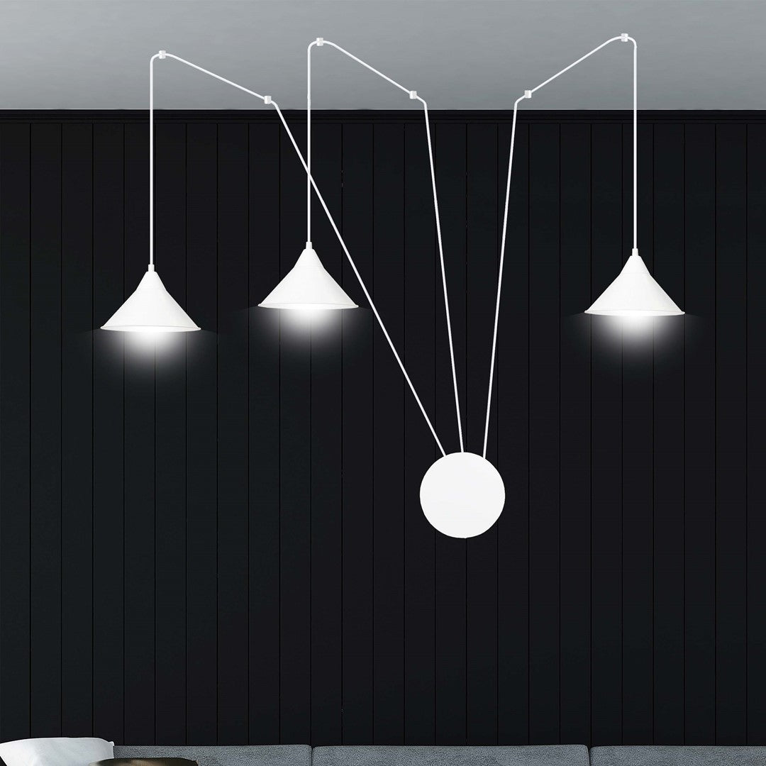 Loftlampe ABRAMO 3 - Hvid - Nordic Unique