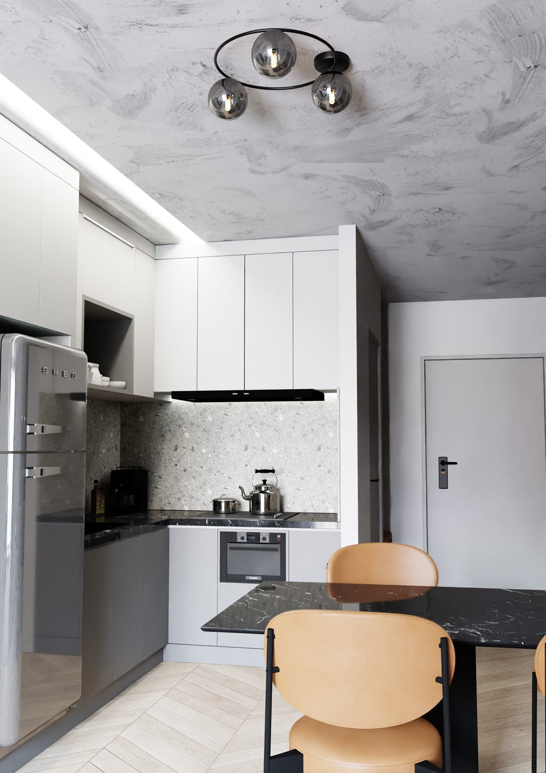 Loftlampe SOPRA 3 - Sort / Grafit - Nordic Unique