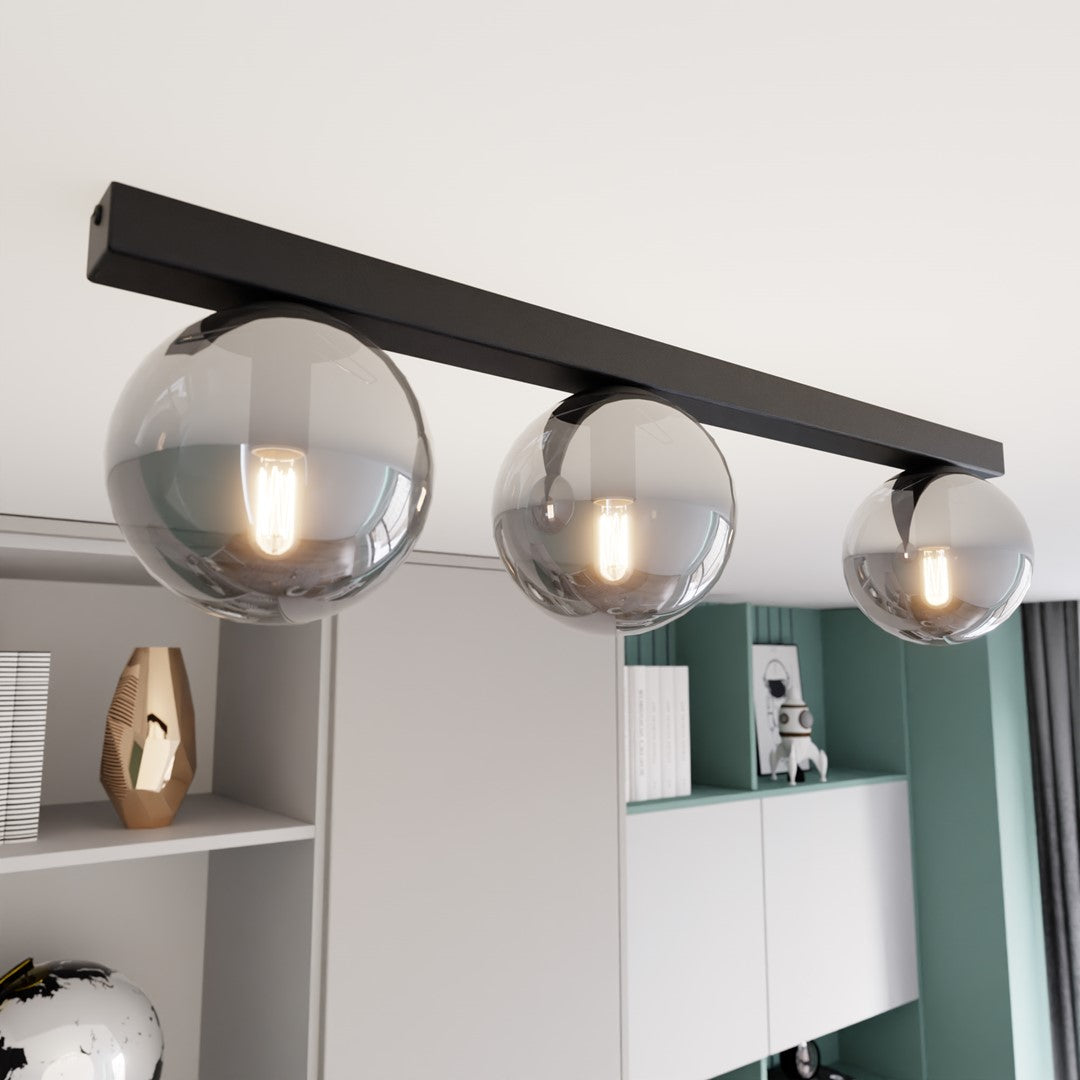 Loftlampe FIT 3 - Sort / Grafit - Nordic Unique