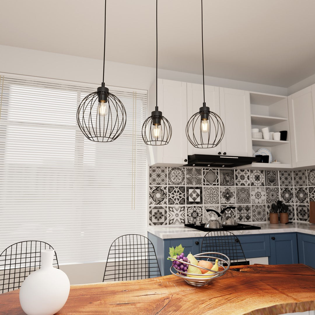 Loftlampe NANDO 3 - Sort - Nordic Unique