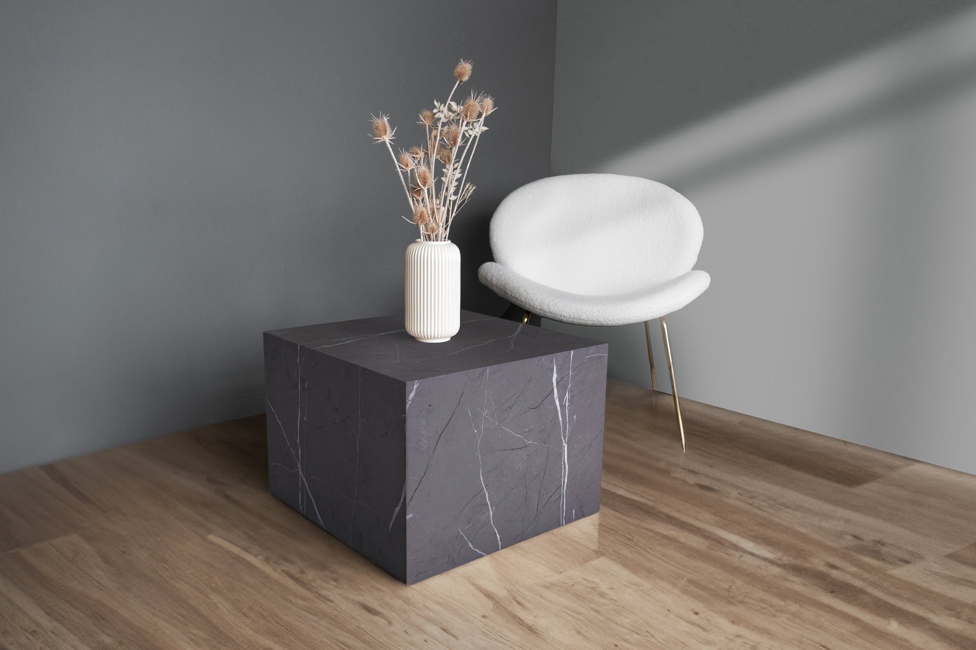 Sidebord Cuboid 100 - Grå - Nordic Unique