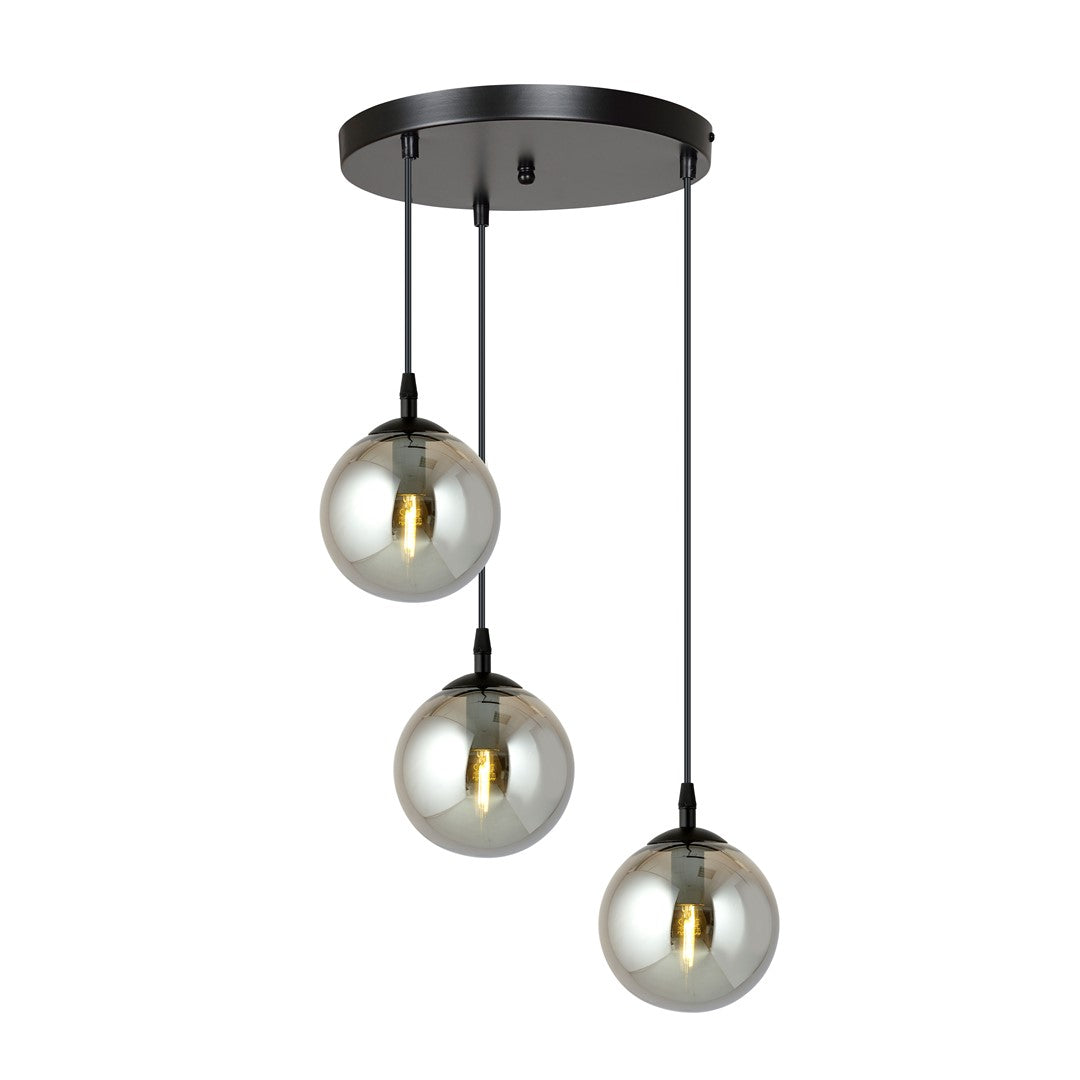 Loftlampe COSMO 3 Premium - Sort / Grafit - Nordic Unique
