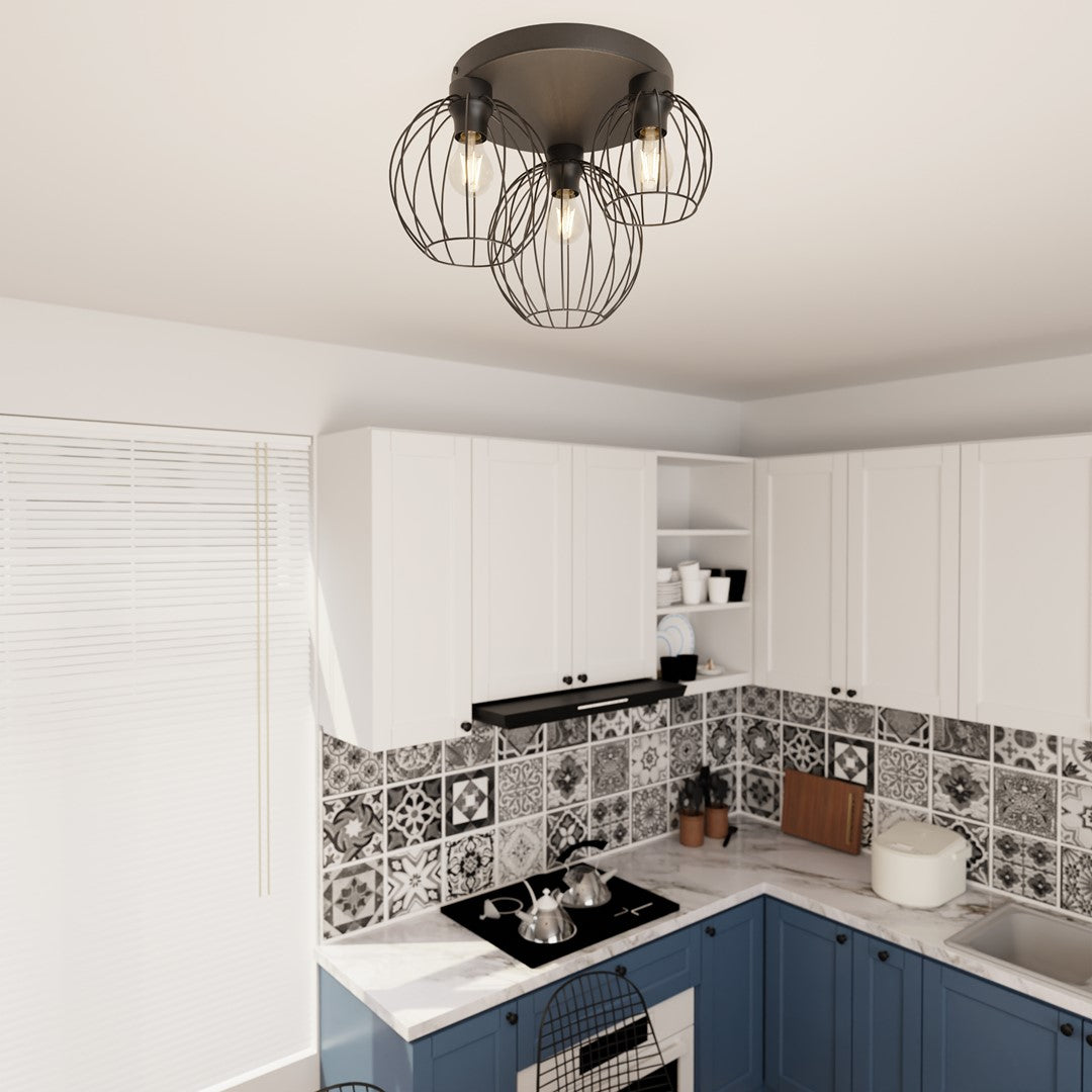 Loftlampe REDE 3 Premium - Sort - Nordic Unique