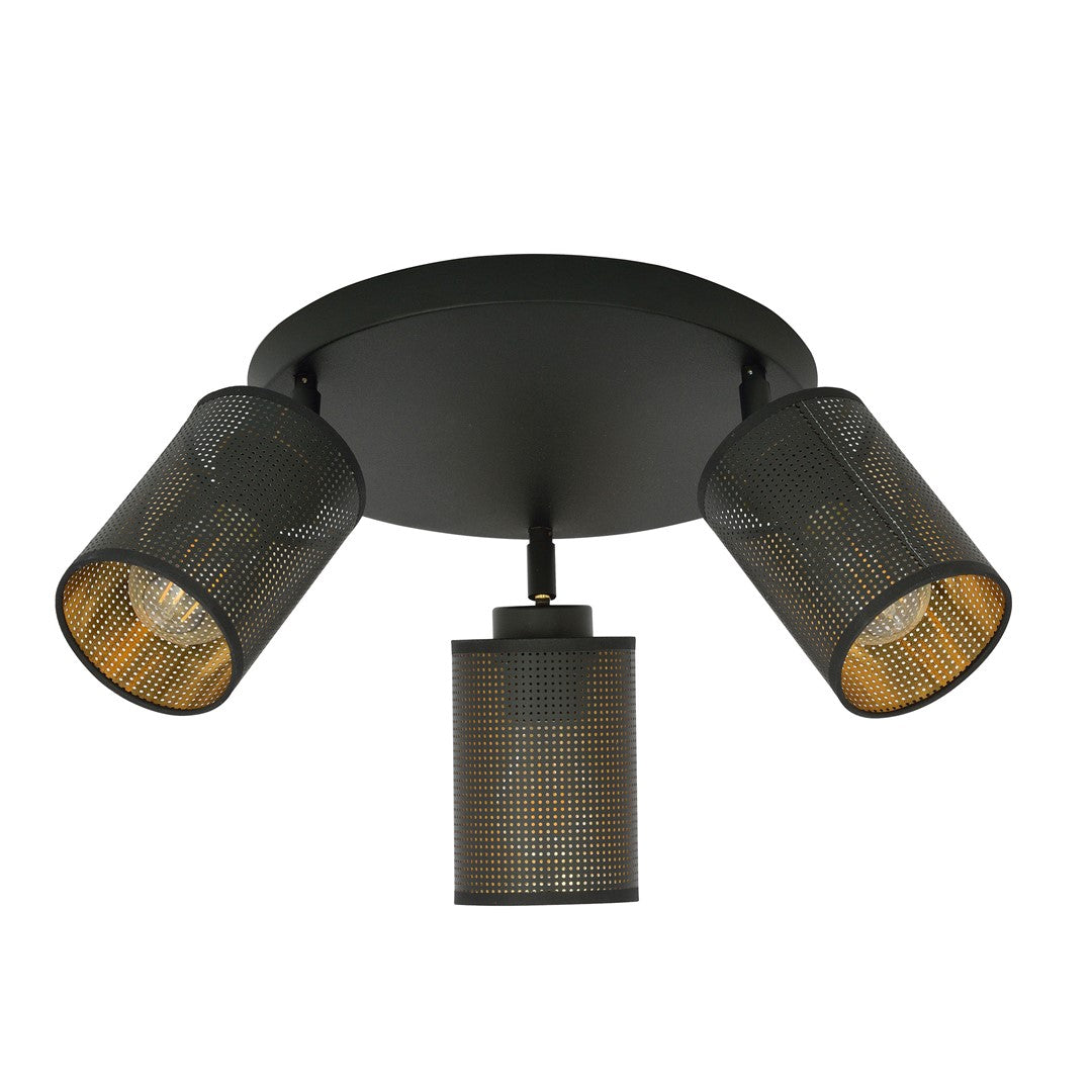 Loftlampe BRONX 3 Premium - Sort - Nordic Unique