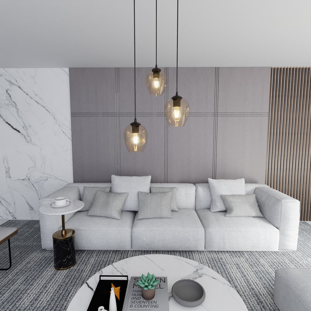 Loftlampe ISTAR 3 BL Premium - Sort / Rav - Nordic Unique